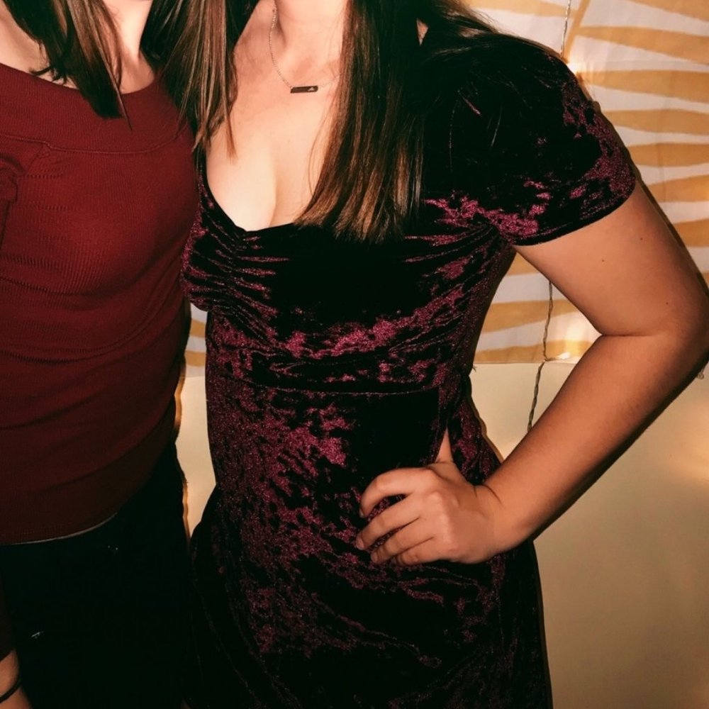 Urban Outfitters Maroon Dress